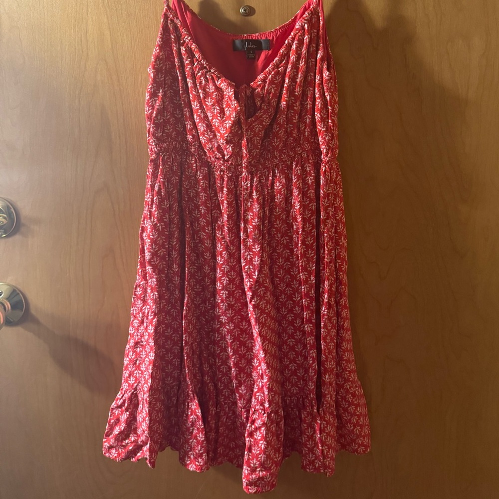 Lulus Red Grecian Getaway Dress